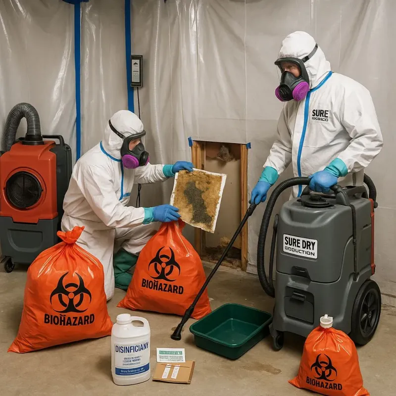 Contaminated Water Handling Protocols process in Schriever, LA